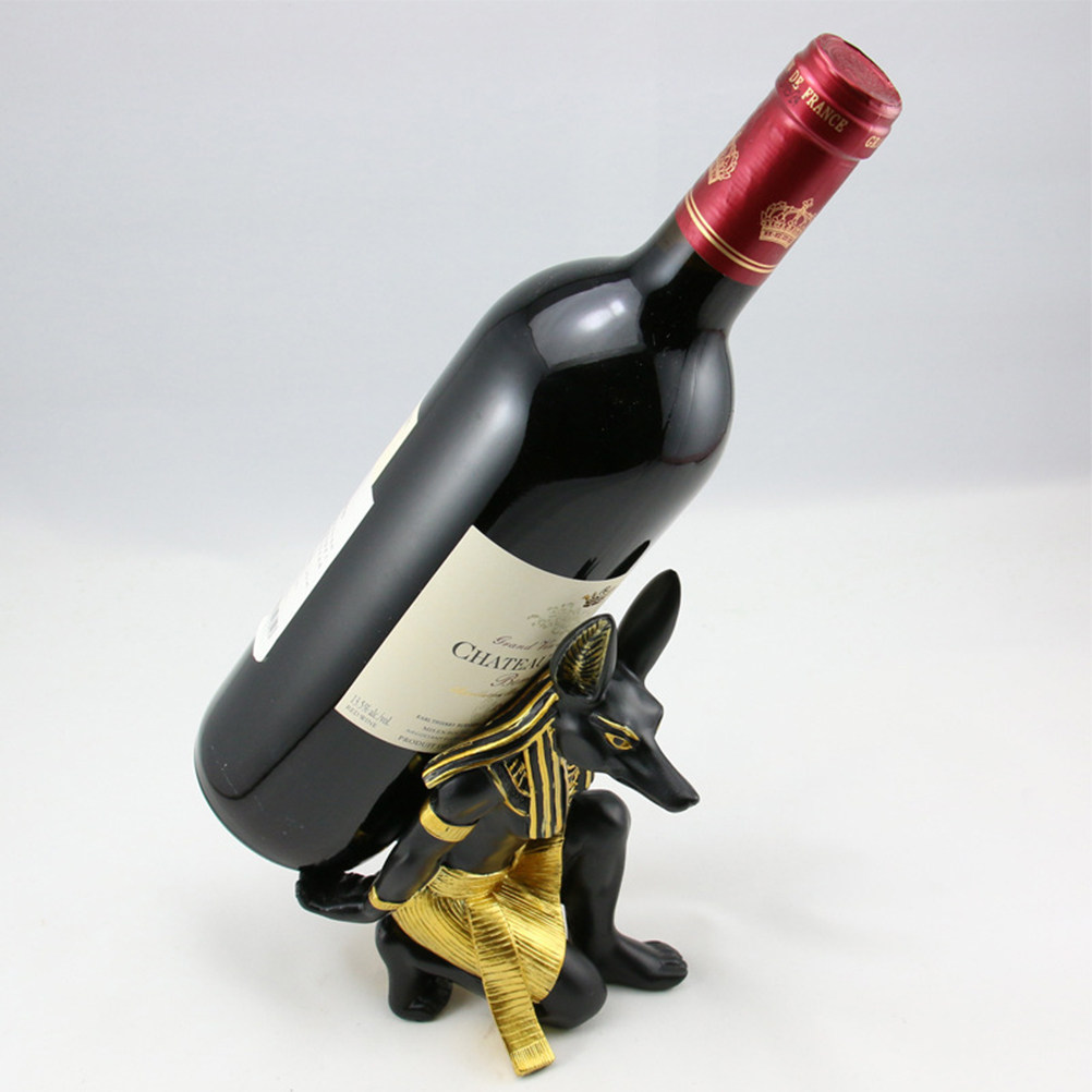 Home Bar Stand - Anubis Shape Wine Rack Premium Resin