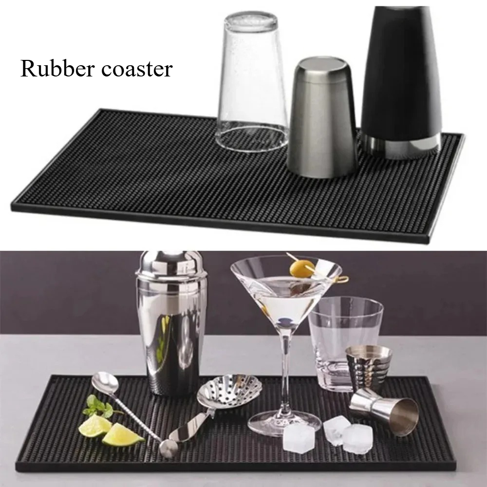 Rubber Bar Mat Coasters Coffee - Bar Mat Rubber ulasan dan harga