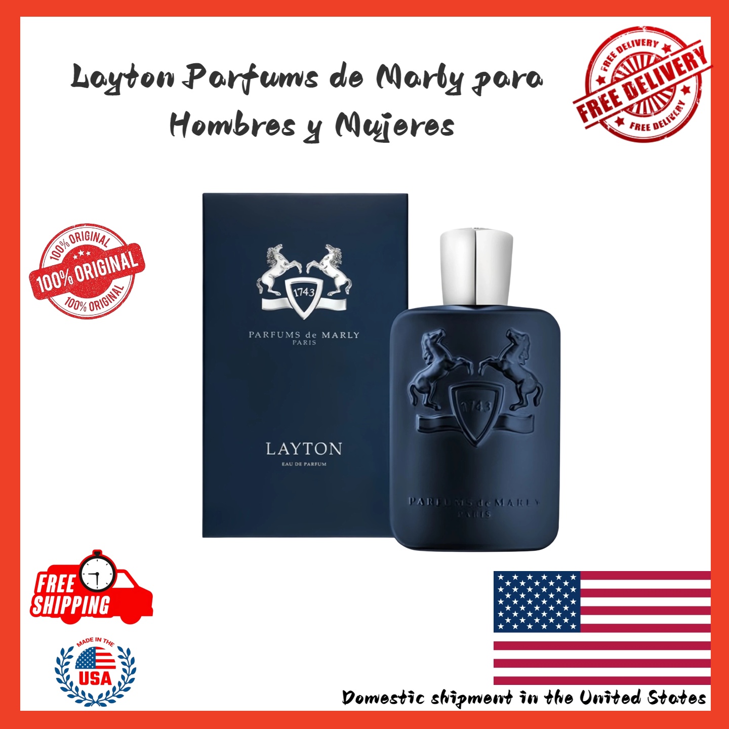 Parfums De Marly Layton 4.2oz  - Home Bar Accessories ulasan dan harga