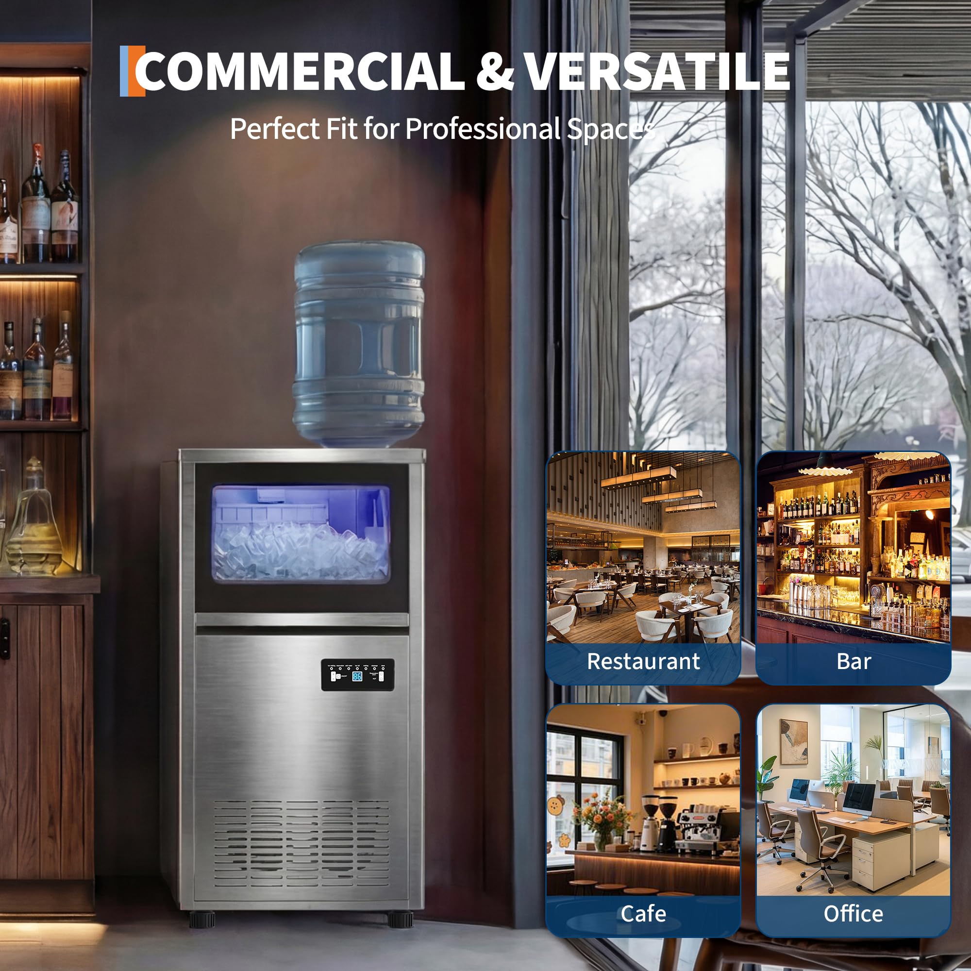 Commercial Ice Maker Machine 1 - Home Bar And Counter ulasan dan harga