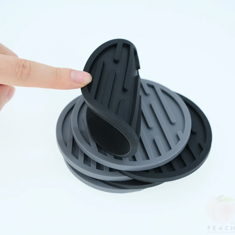10cm Silicone Coasters Round H - Bar Mat Rubber ulasan dan harga