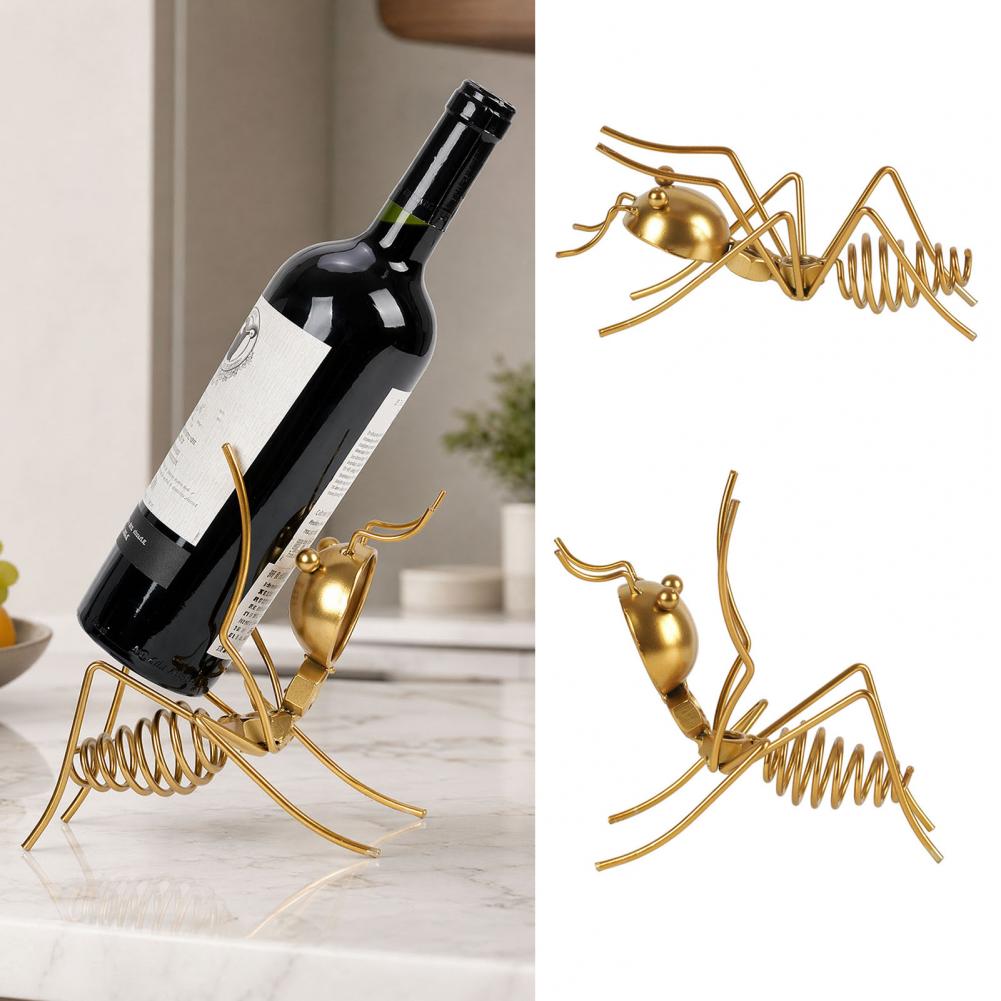 Solid Metal Wine Stand Unique  - Home Bar Stand ulasan dan harga