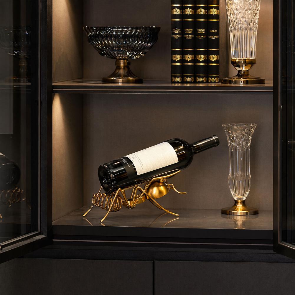 Solid Metal Wine Stand Unique  - Home Bar Stand ulasan dan harga