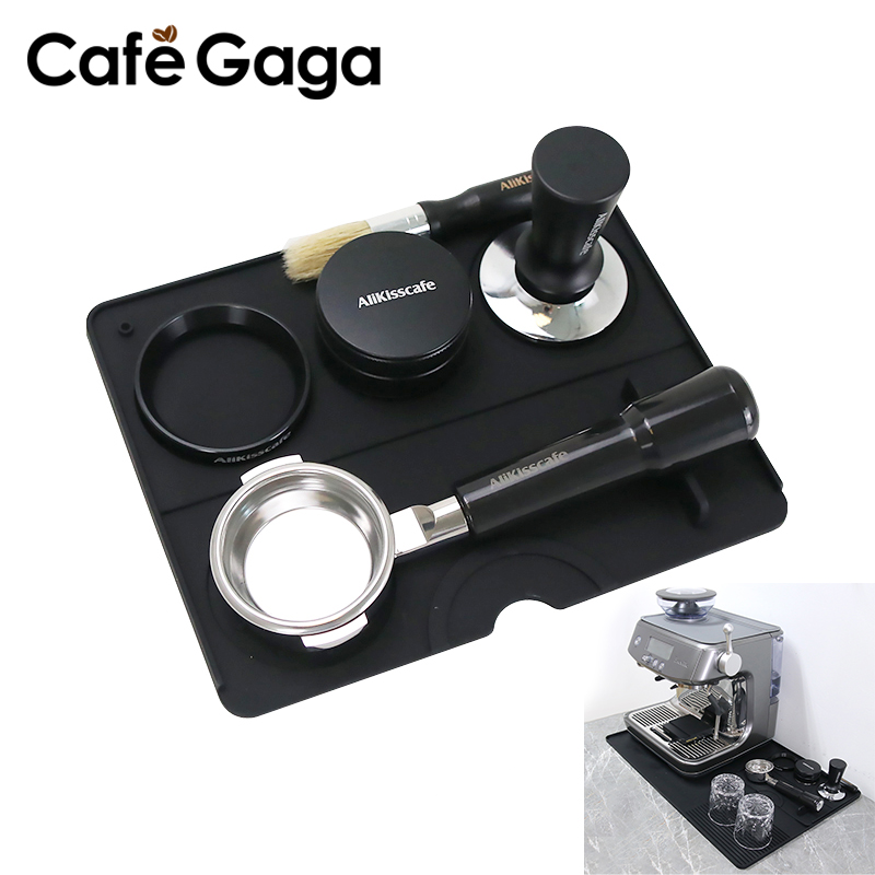 Coffee Tamper Mat Espresso Por - Bar Mat Rubber ulasan dan harga