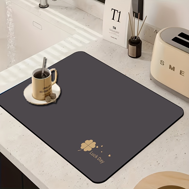 Dark Grey Clover Luck Dish Dry - Home Bar And Counter ulasan dan harga