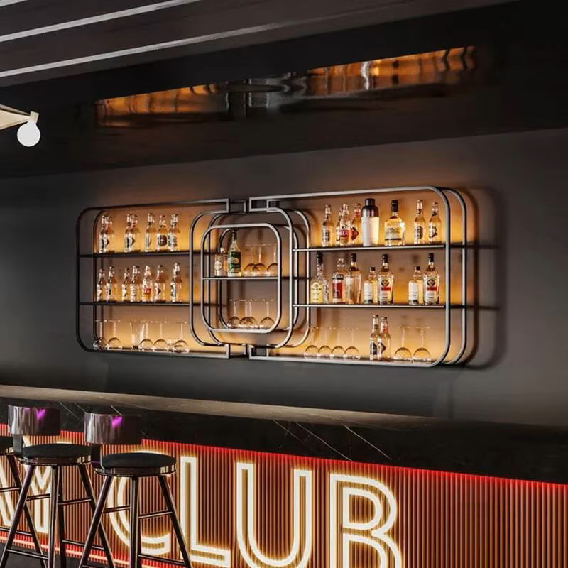 Simple Wrought Iron Wine Rack  - Home Bar And Counter ulasan dan harga