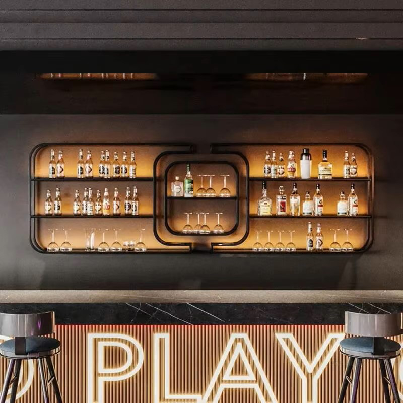 Simple Wrought Iron Wine Rack  - Home Bar And Counter ulasan dan harga